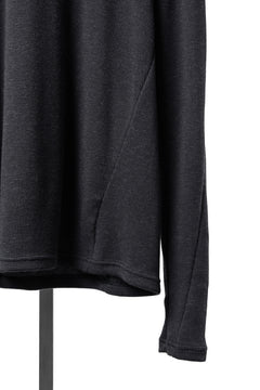 画像をギャラリービューアに読み込む, A.F ARTEFACT BACK PRINTED PULLOVER TOP / WAFFLE KNIT JERSEY (DARK GREY)