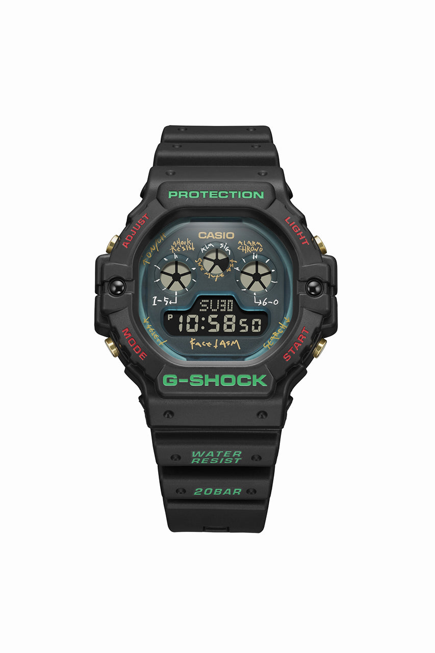 画像をギャラリービューアに読み込む, FACETASM×G-SHOCK DIGITAL WATCH DW-5900FA (BLACK)