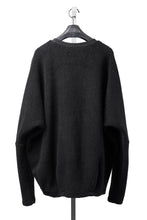 Load image into Gallery viewer, A.F ARTEFACT DOLMAN PULLOVER TOPS / WOOL MIX PILE (BLACK)