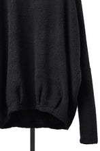 Load image into Gallery viewer, A.F ARTEFACT DOLMAN PULLOVER TOPS / WOOL MIX PILE (BLACK)