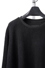 Load image into Gallery viewer, A.F ARTEFACT DOLMAN PULLOVER TOPS / WOOL MIX PILE (BLACK)