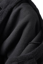 Load image into Gallery viewer, A.F ARTEFACT DOLMAN PULLOVER TOPS / WOOL MIX PILE (BLACK)