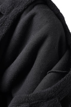 Load image into Gallery viewer, A.F ARTEFACT DOLMAN PULLOVER TOPS / WOOL MIX PILE (BLACK)
