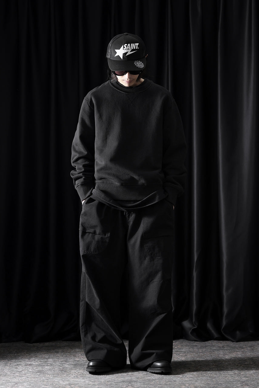 画像をギャラリービューアに読み込む, entire studios POD CREW SWEAT (BLACK)