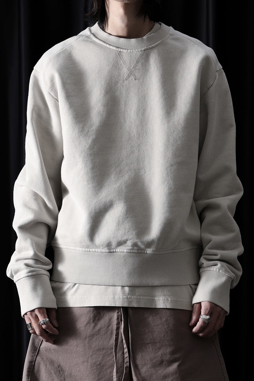 画像をギャラリービューアに読み込む, entire studios POD CREW SWEAT (OFF WHITE)