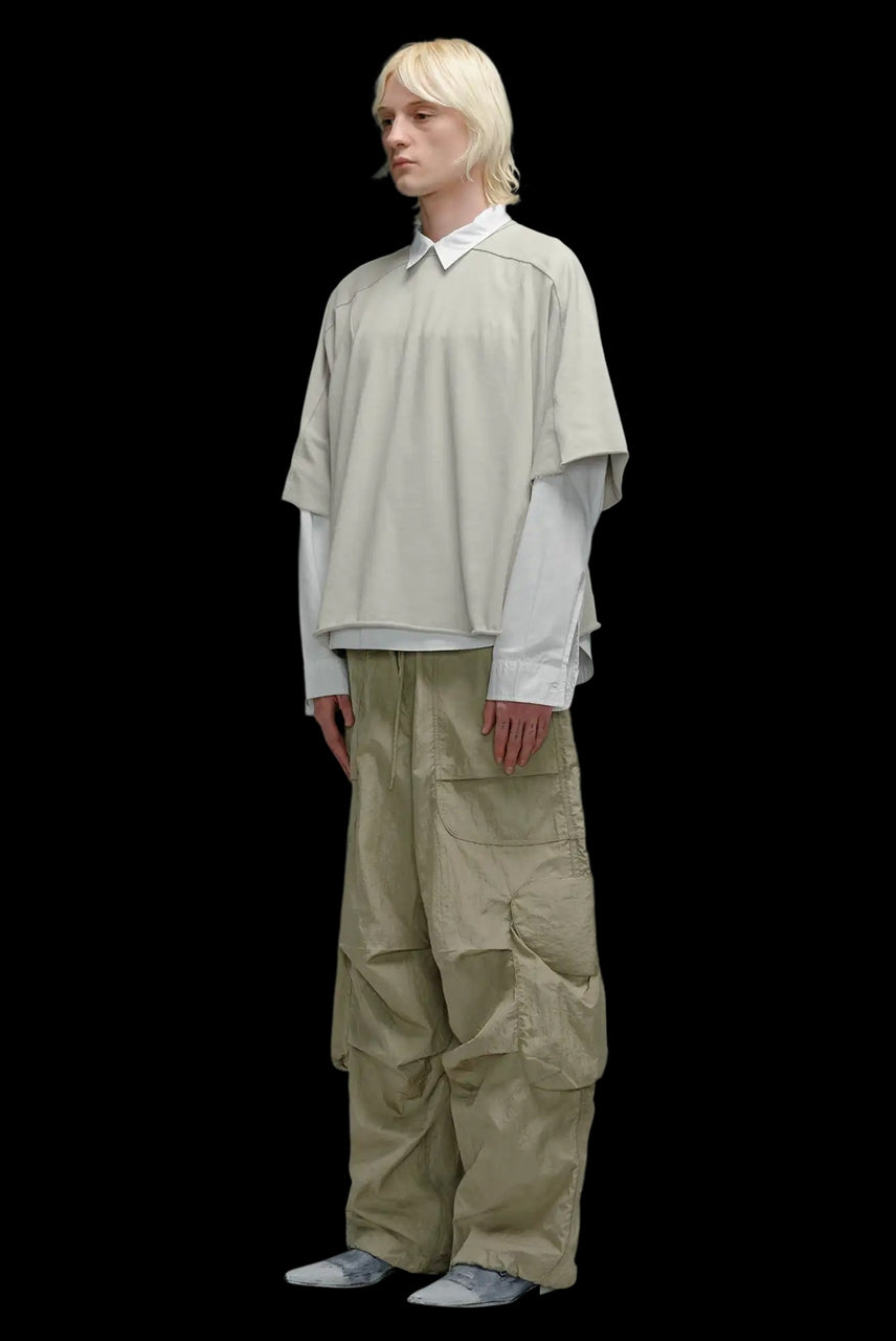Load image into Gallery viewer, entire studios FREIGHT CARGO PANTS / CRINKLE NYLON (SAGE)