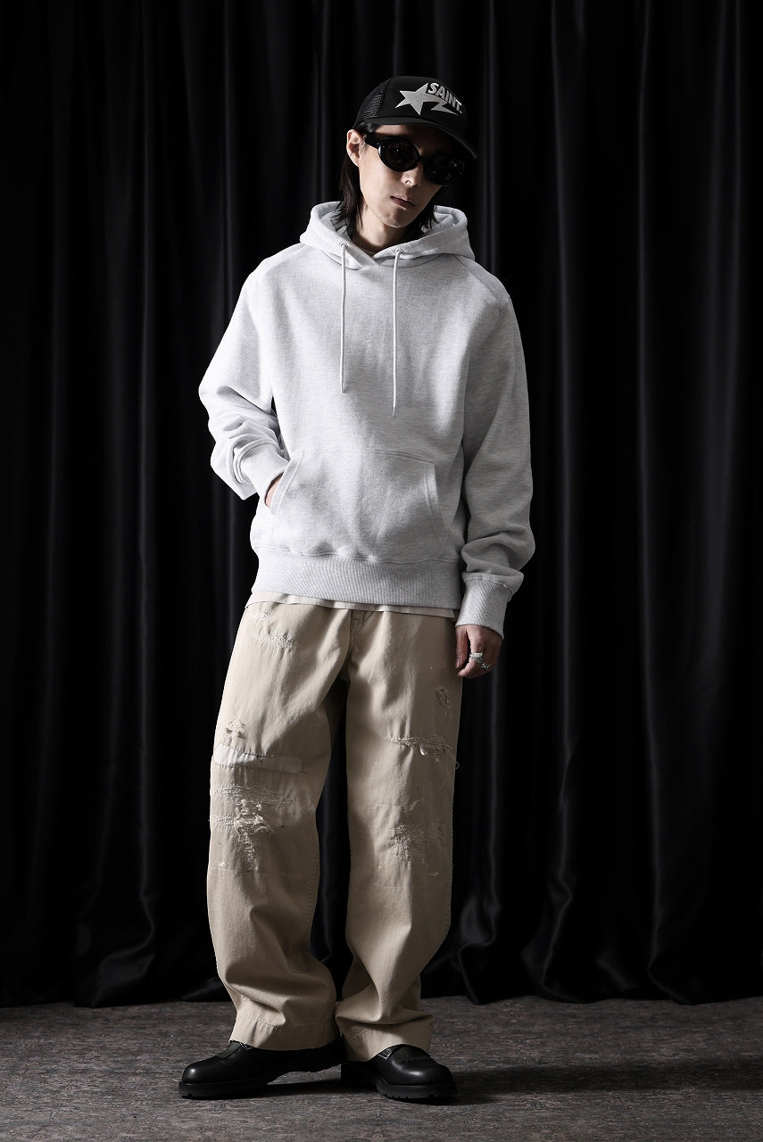 画像をギャラリービューアに読み込む, entire studios STANDARD HOOD SWEAT PARKA (HEATHER GREY)