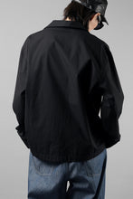 画像をギャラリービューアに読み込む, entire studios LS OPEN COLLAR SHIRT (BLACK)