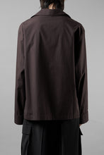 Load image into Gallery viewer, entire studios LS OPEN COLLAR SHIRT (BRUNETTE)