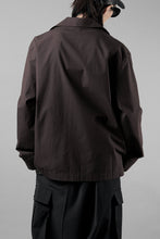 Load image into Gallery viewer, entire studios LS OPEN COLLAR SHIRT (BRUNETTE)