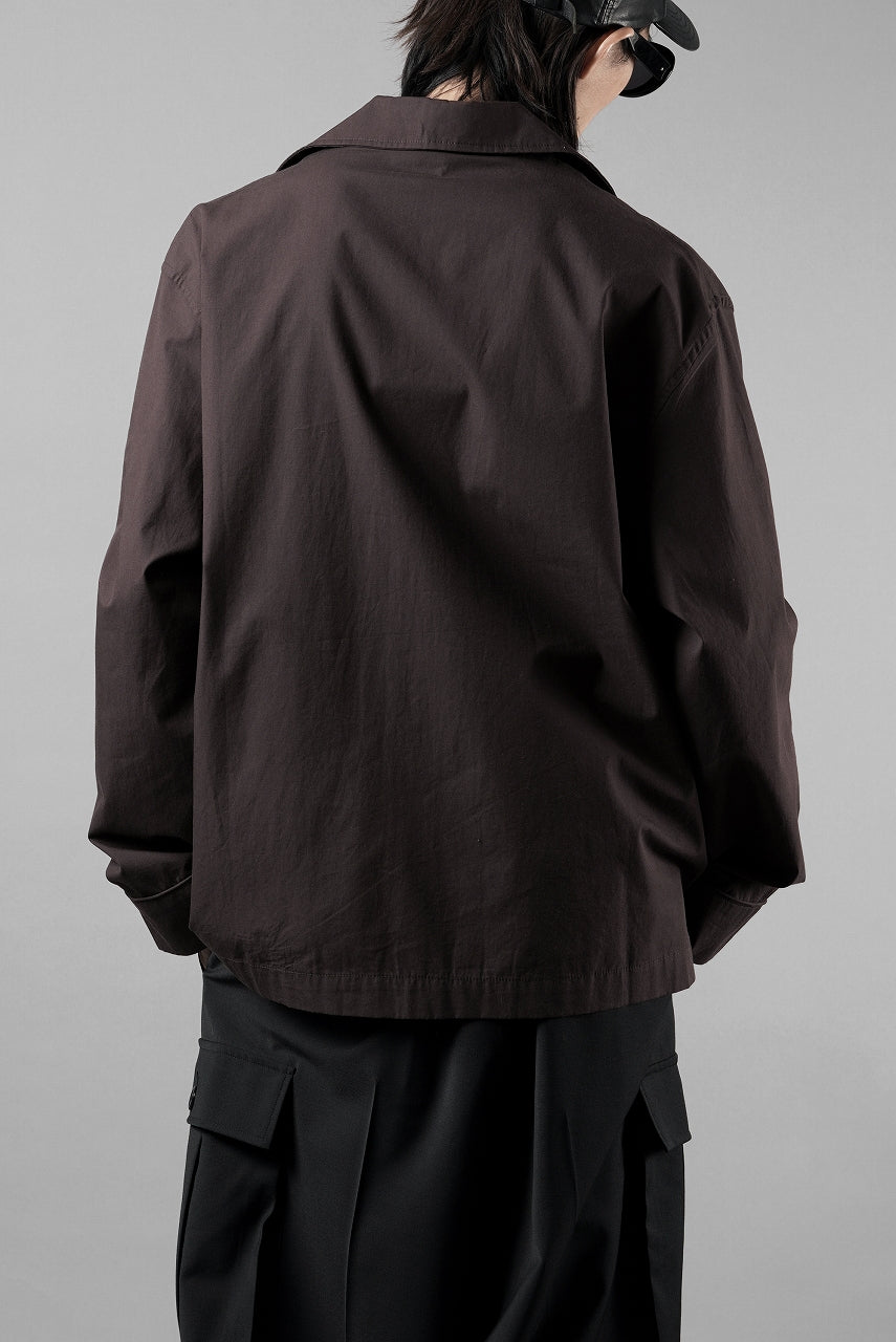 entire studios LS OPEN COLLAR SHIRT (BRUNETTE)の商品ページ