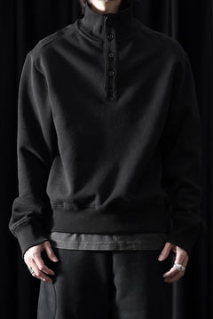 画像をギャラリービューアに読み込む, entire studios PORT PULLOVER SWEAT (BLACK)