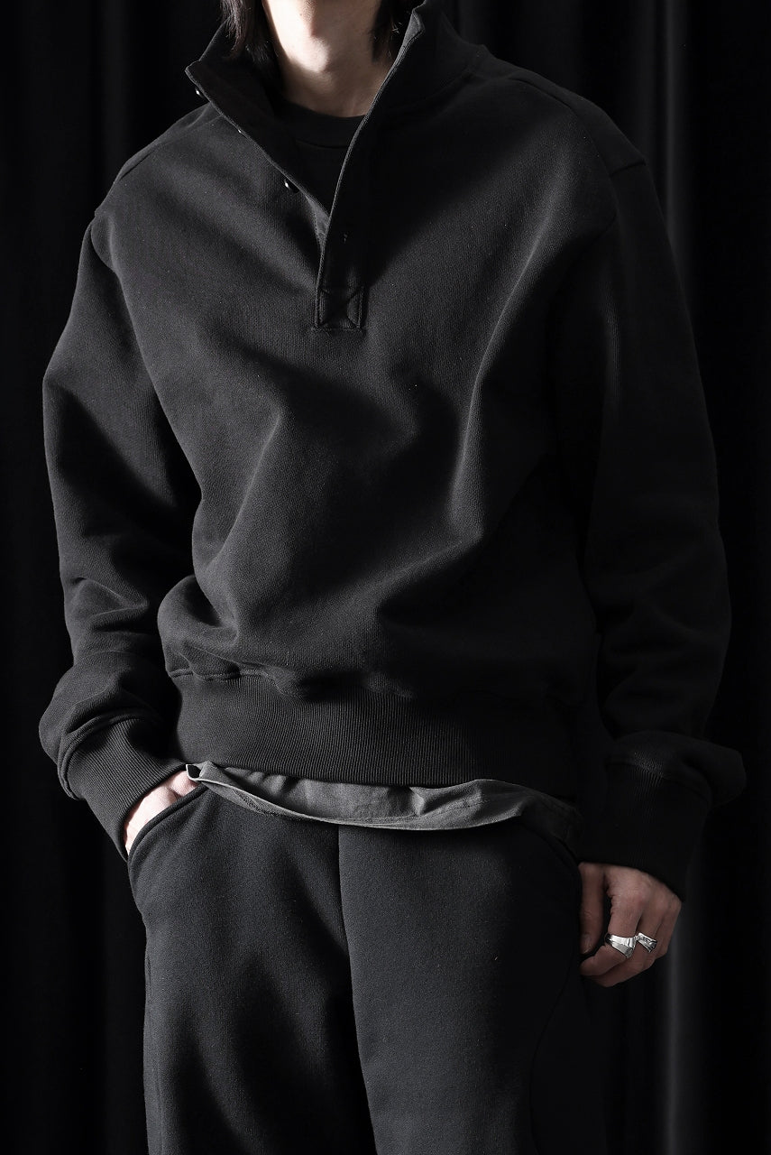 画像をギャラリービューアに読み込む, entire studios PORT PULLOVER SWEAT (BLACK)