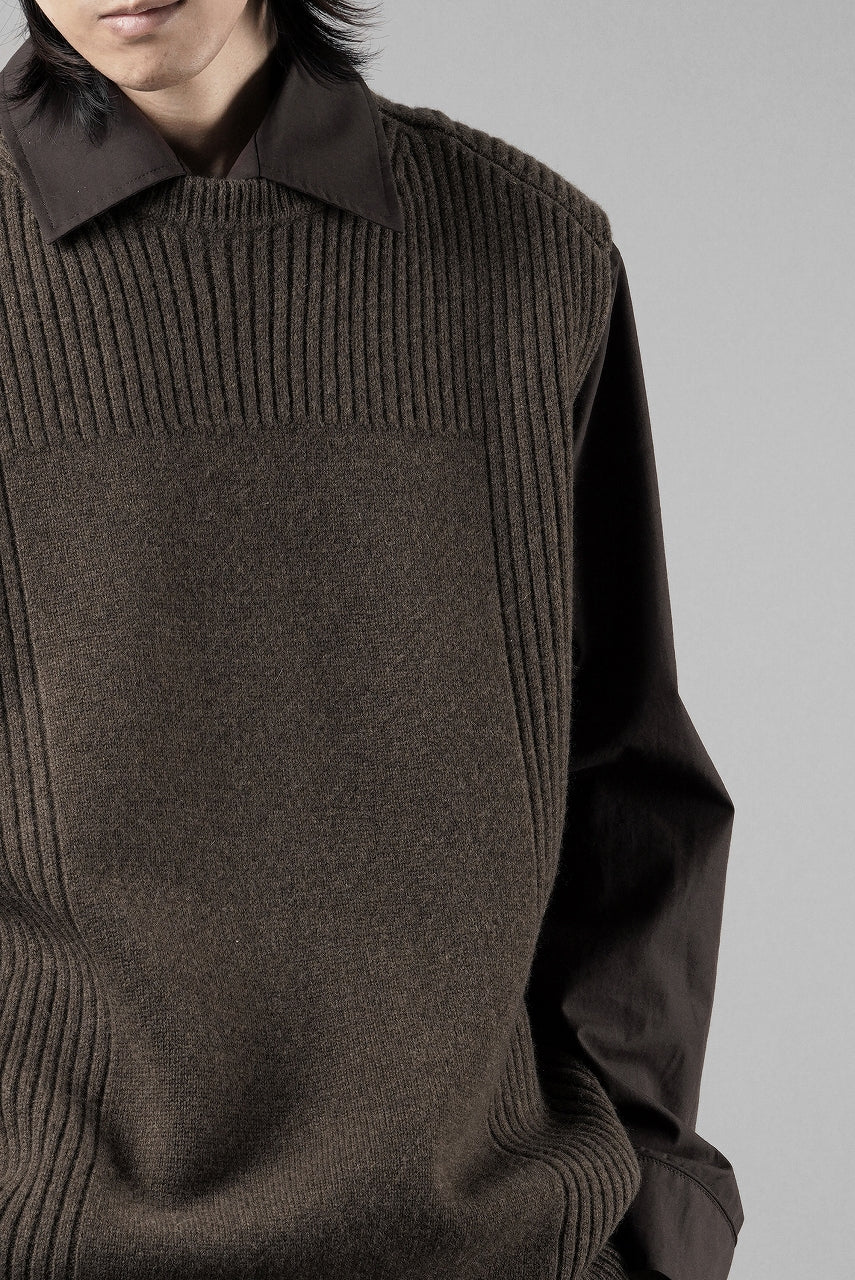 画像をギャラリービューアに読み込む, entire studios BLOCK VEST (BISON)