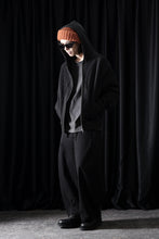 画像をギャラリービューアに読み込む, entire studios SLIM ZIP UP SWEAT PARKA (BLACK)