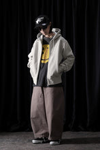 画像をギャラリービューアに読み込む, entire studios SLIM ZIP UP SWEAT PARKA (OFF WHITE)