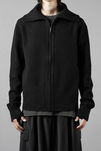 画像をギャラリービューアに読み込む, entire studios KNIT ZIP UP JACKET (BLACK)