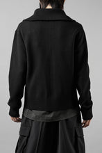 画像をギャラリービューアに読み込む, entire studios KNIT ZIP UP JACKET (BLACK)