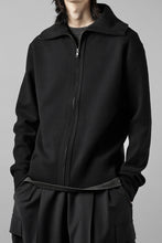 画像をギャラリービューアに読み込む, entire studios KNIT ZIP UP JACKET (BLACK)