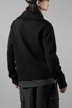 画像をギャラリービューアに読み込む, entire studios KNIT ZIP UP JACKET (BLACK)