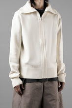 画像をギャラリービューアに読み込む, entire studios KNIT ZIP UP JACKET (IVORY)