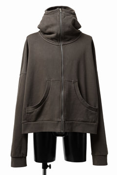 画像をギャラリービューアに読み込む, entire studios FULL ZIP SWEAT PARKA (BRUNETTE)