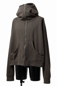 画像をギャラリービューアに読み込む, entire studios FULL ZIP SWEAT PARKA (BRUNETTE)