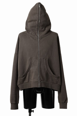 entire studios ETERNAL ZIP SWEAT PARKA (BRUNETTE)