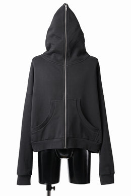 entire studios ETERNAL ZIP SWEAT PARKA (SOOT)