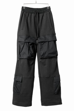 entire studios UTILITY CARGO SWEAT PANTS (SOOT)