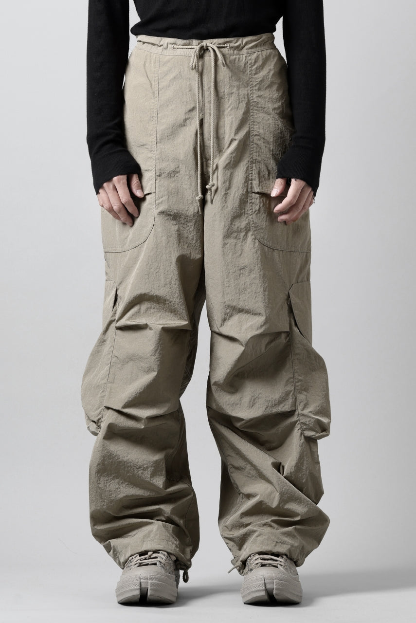 entire studios FREIGHT CARGO PANTS / CRINKLE NYLON (SAGE)の商品