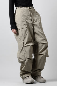 画像をギャラリービューアに読み込む, entire studios FREIGHT CARGO PANTS / CRINKLE NYLON (SAGE)