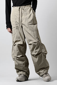 Load image into Gallery viewer, entire studios FREIGHT CARGO PANTS / CRINKLE NYLON (SAGE)