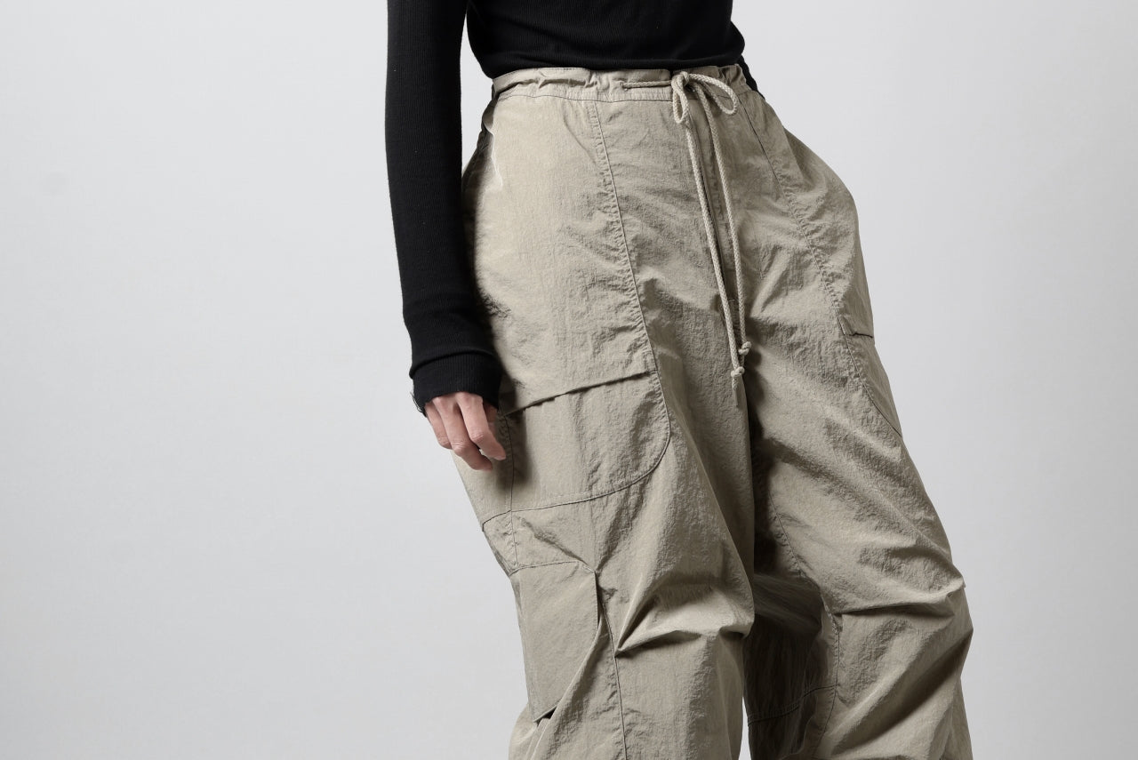 entire studios FREIGHT CARGO PANTS / CRINKLE NYLON (SAGE)