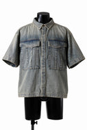 entire studios HEAVY DENIM SHIRT (SURFACE WAVE)