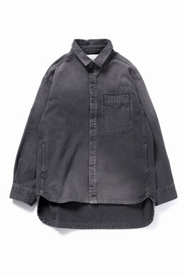 entire studios HERCULEAN DENIM SHIRT JACKET (STONE LIGHT)