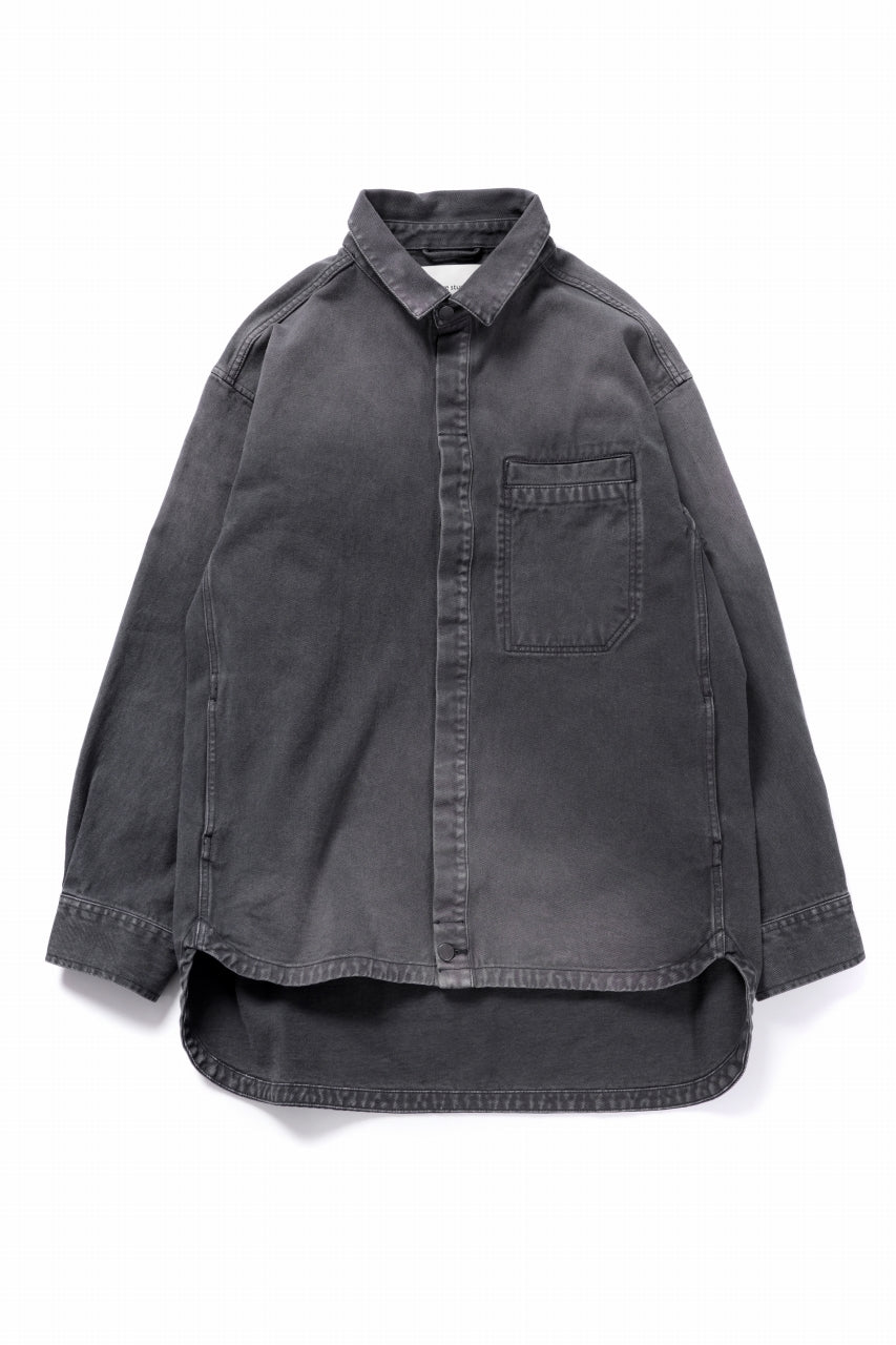 entire studios HERCULEAN DENIM SHIRT JACKET (SURFACE WAVE)の