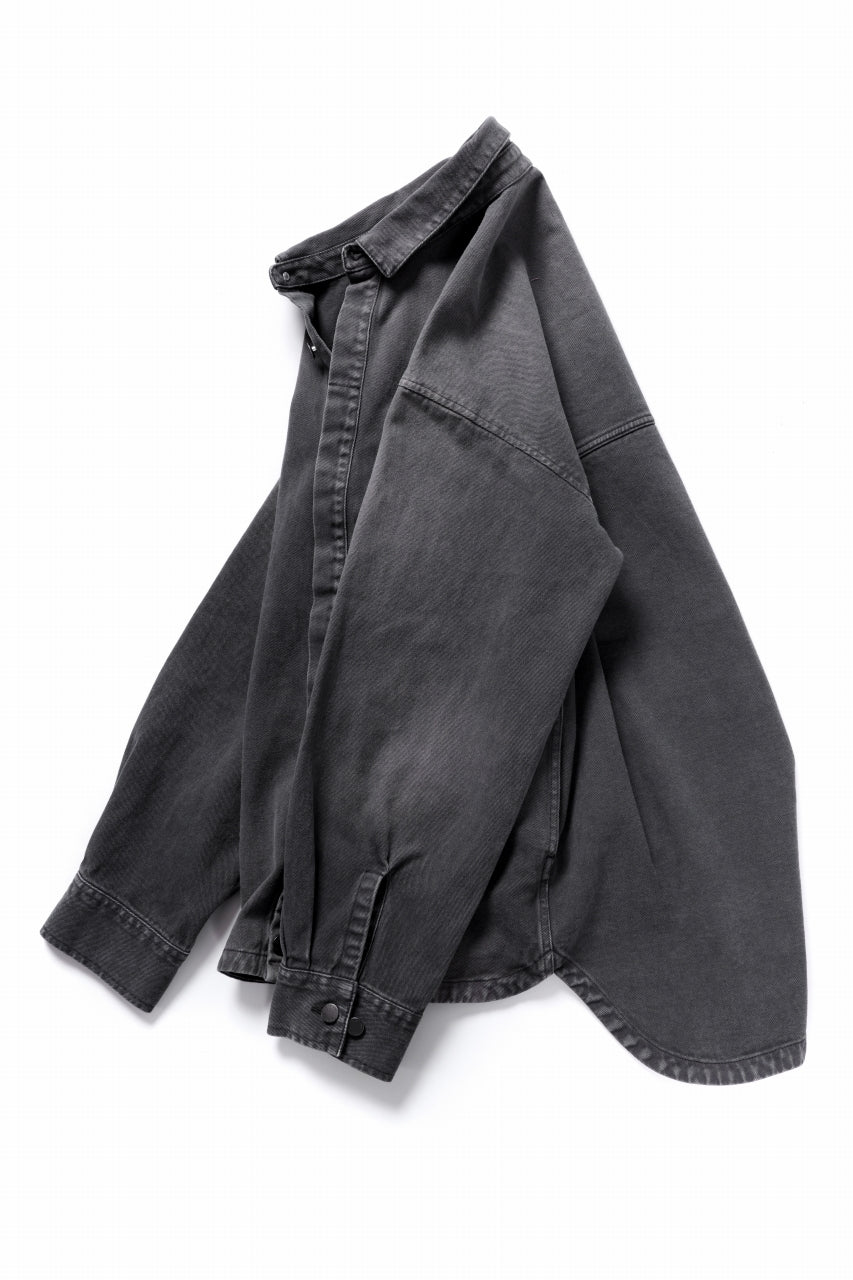 entire studios HERCULEAN DENIM SHIRT JACKET (STONE LIGHT) *