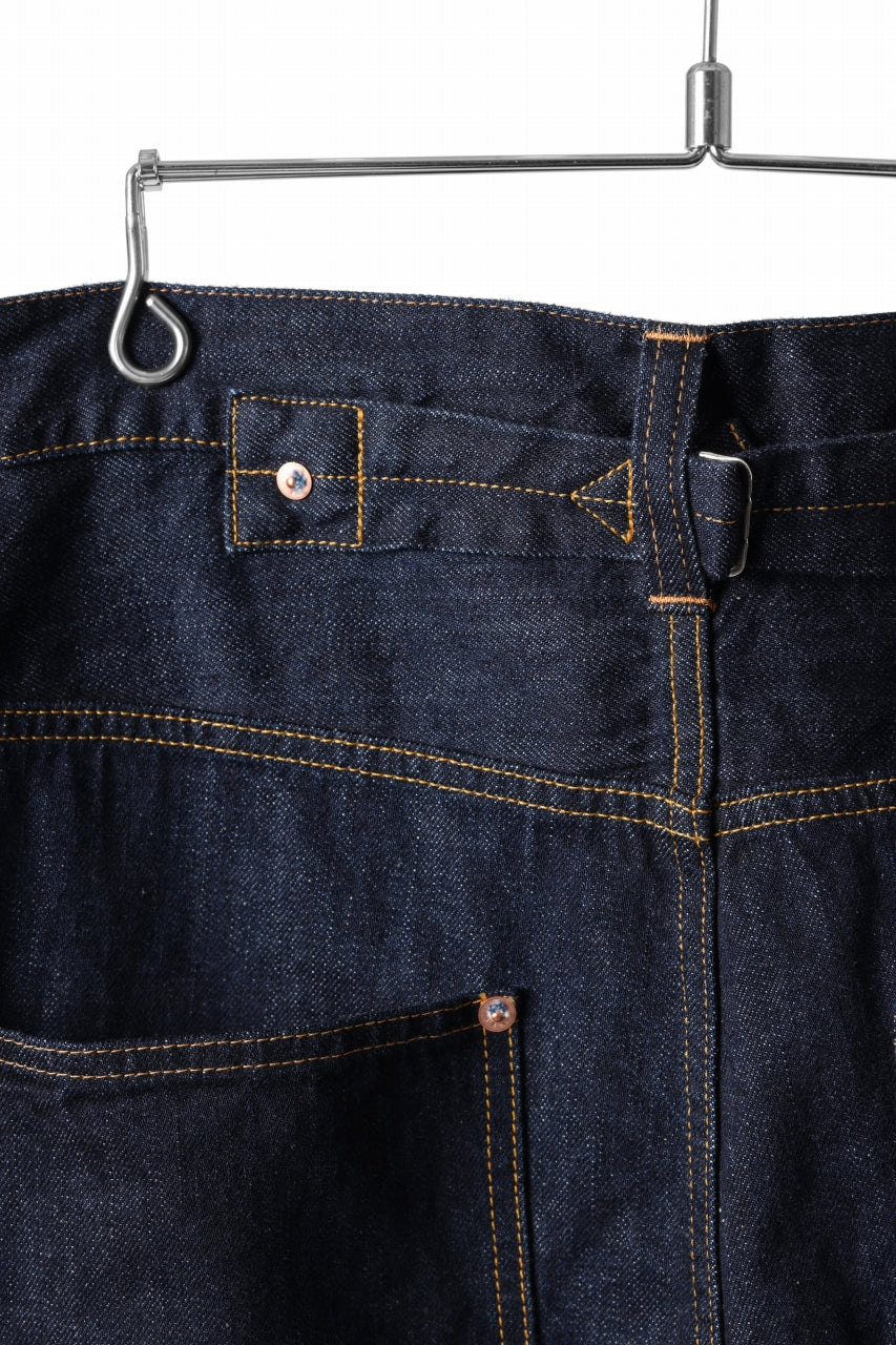 FULLCOUNT x N/07 x LOOM exclusive WIDE TAPERED DENIM PANTS / 11.5oz ZIMBABWE DENIM (INDIGO BLUE / ONE WASHED)