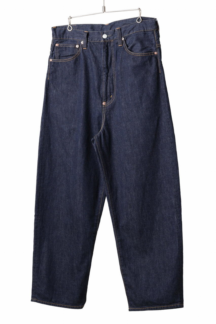 FULLCOUNT x N/07 x LOOM exclusive WIDE TAPERED DENIM PANTS / 11.5oz ZIMBABWE DENIM (INDIGO BLUE / ONE WASHED)