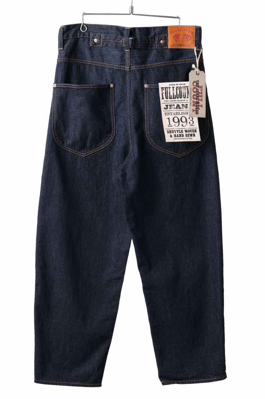 FULLCOUNT x N/07 x LOOM exclusive WIDE TAPERED DENIM PANTS / 11.5oz ZIMBABWE DENIM (INDIGO BLUE / ONE WASHED)