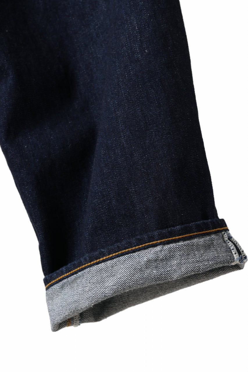 FULLCOUNT x N/07 x LOOM exclusive WIDE TAPERED DENIM PANTS / 11.5oz ZIMBABWE DENIM (INDIGO BLUE / ONE WASHED)