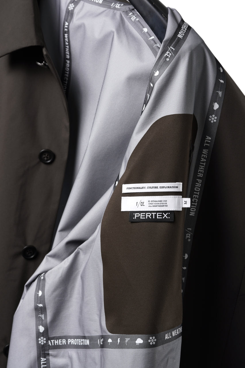 画像をギャラリービューアに読み込む, F/CE. PERTEX BALMACAAN COAT 2.0 (BROWN)