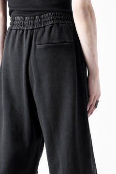 画像をギャラリービューアに読み込む, Feng Chen Wang PANELLED STRAIGHT SWEATPANTS (BLACK)