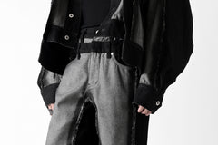 画像をギャラリービューアに読み込む, Feng Chen Wang RAW EDGE PATCHWORK TROUSERS (BLACK)