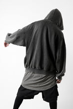 画像をギャラリービューアに読み込む, Feng Chen Wang GREY RIPPED JERSY HOODIE (GREY)