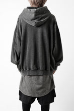 画像をギャラリービューアに読み込む, Feng Chen Wang GREY RIPPED JERSY HOODIE (GREY)