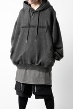 画像をギャラリービューアに読み込む, Feng Chen Wang GREY RIPPED JERSY HOODIE (GREY)