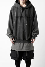 画像をギャラリービューアに読み込む, Feng Chen Wang GREY RIPPED JERSY HOODIE (GREY)