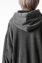 画像をギャラリービューアに読み込む, Feng Chen Wang GREY RIPPED JERSY HOODIE (GREY)